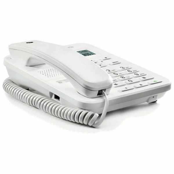Fastnettelefon Motorola Hvid