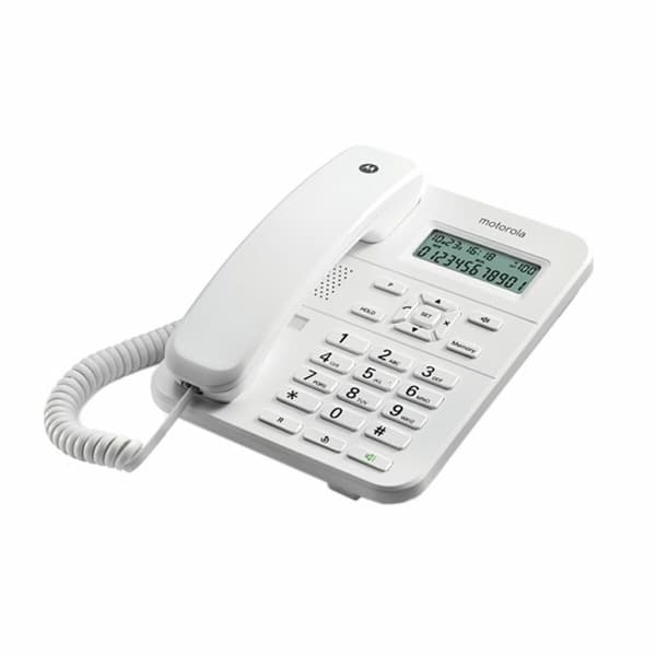 Fastnettelefon Motorola Hvid