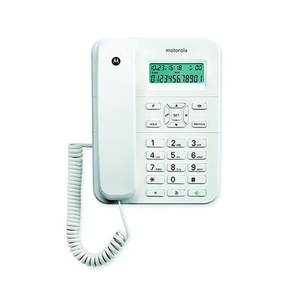 Fastnettelefon Motorola Hvid