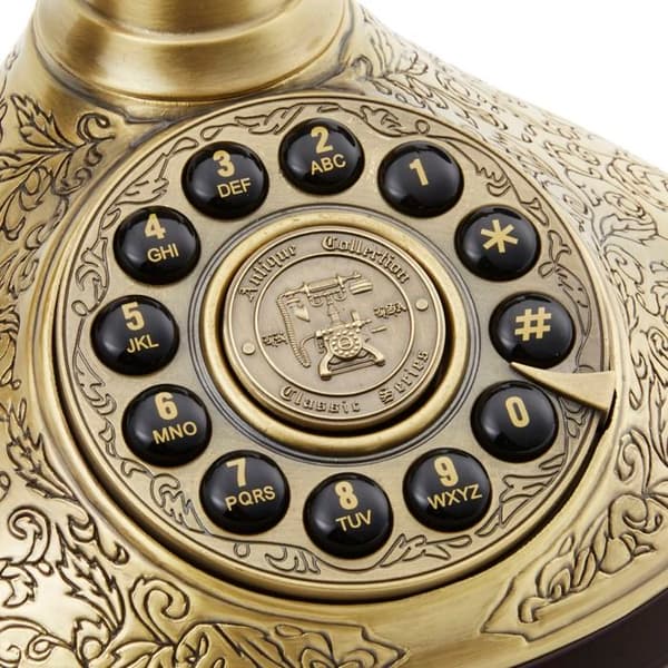 Analogtelefon GPO DUCHESS GPO RETRO Guldfärgad