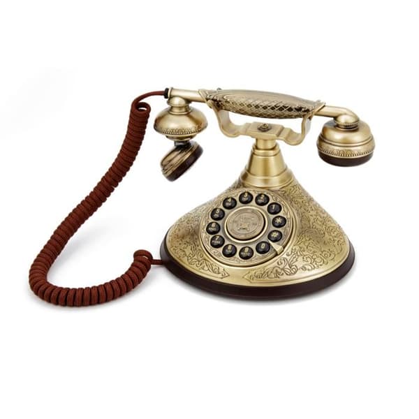 Analogtelefon GPO DUCHESS GPO RETRO Guldfärgad Svart, brons