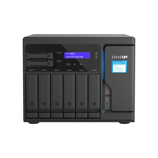 Trådløs telefon Qnap TS-855X-8G Sort