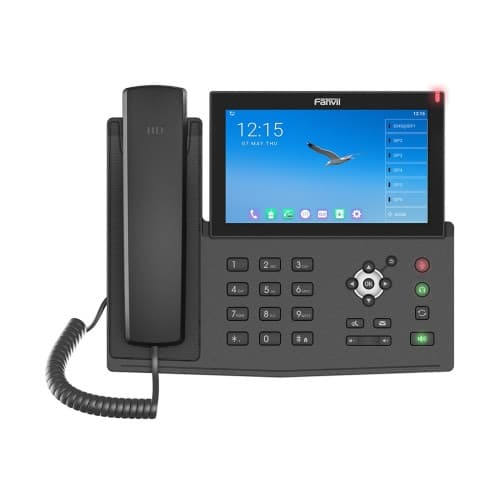 Fanvil V67 - IP-videotelefon - med digital kamera, Bluetooth interface med nummerpresentation/samtal väntar - 3-riktad samtalsförmåg Svart