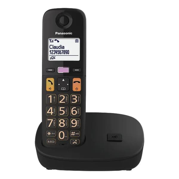 Trådløs telefon Panasonic KX-TGU112EXB Sort