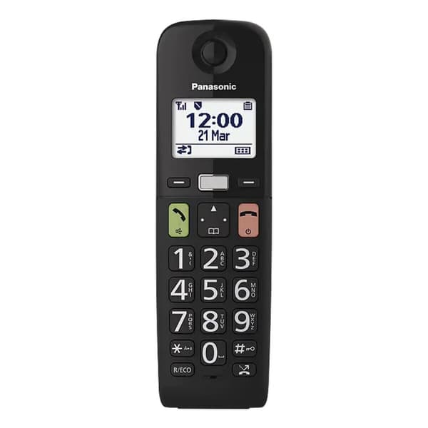 Trådløs telefon Panasonic KX-TGU112EXB Sort