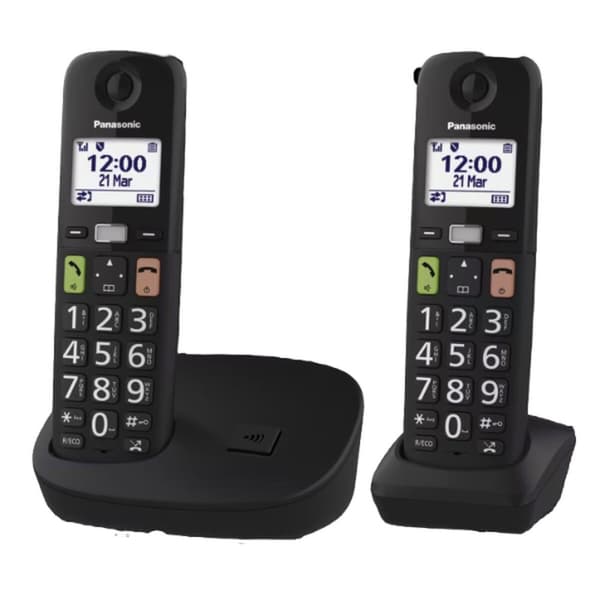 Trådløs telefon Panasonic KX-TGU112EXB Sort