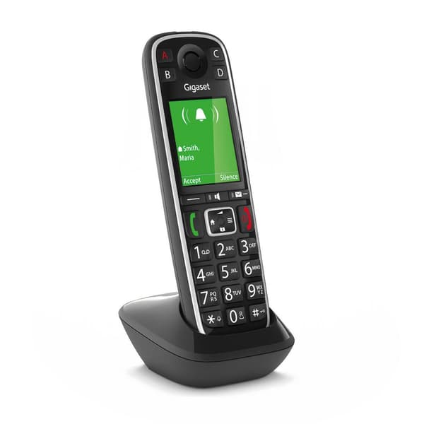 Trådløs telefon Gigaset Sort