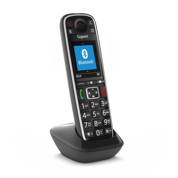 Trådløs telefon Gigaset Sort