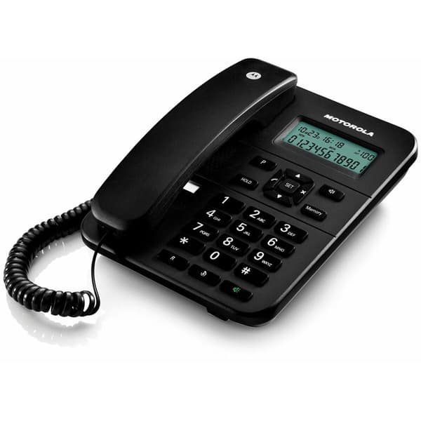 Fasttelefon Motorola Svart