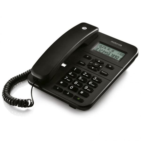 Fasttelefon Motorola Svart