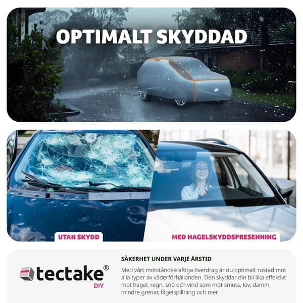Hagelskydd för bil, vattentät - SUV / VAN BIG (571 x 203 x 120 cm)
