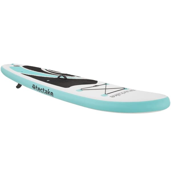 Stand-Up Paddle Board Zenon, 2-i-1 uppblåsbar, komplett set - vit/turkos