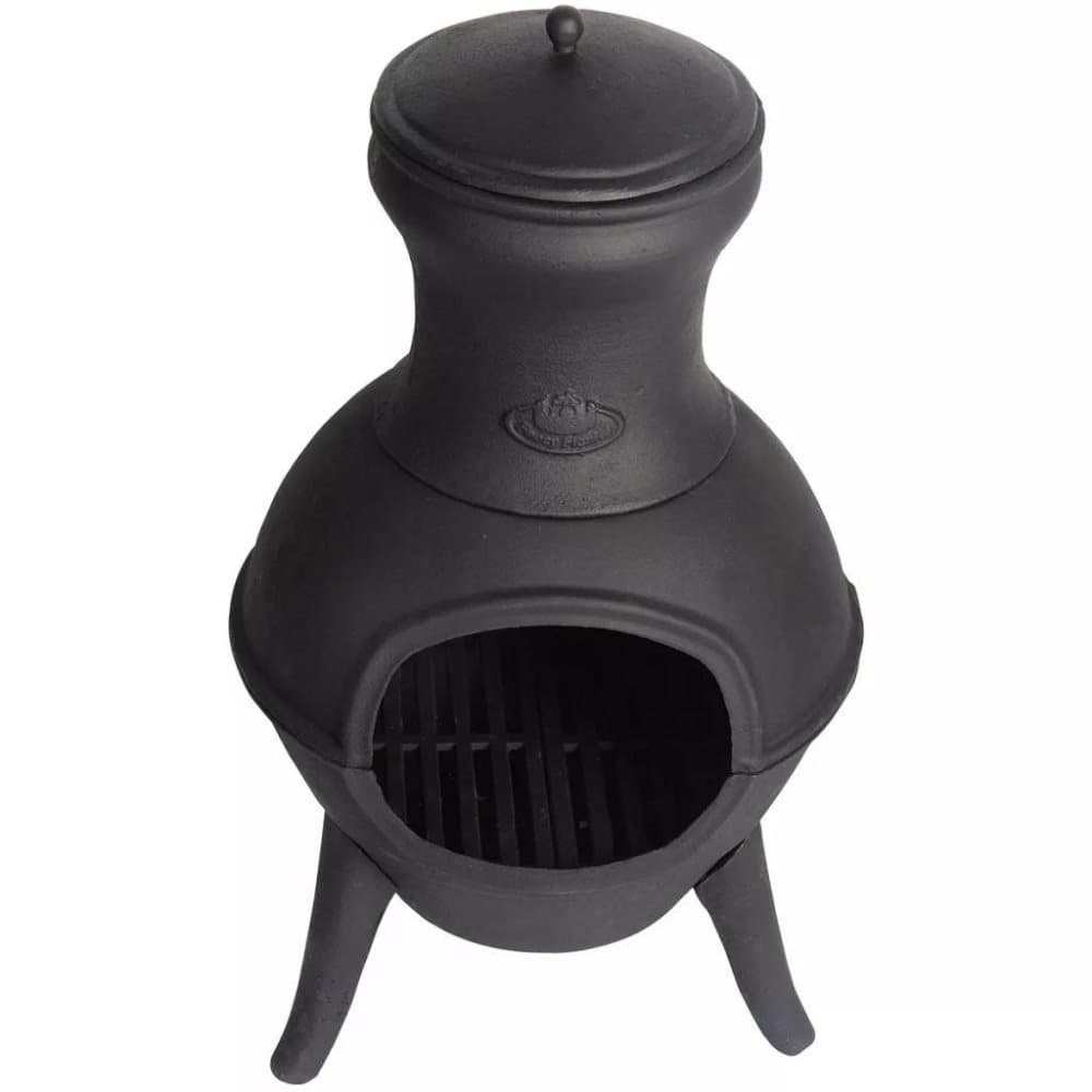 Esschert Design ildsted støbejern 70 cm sort FF109