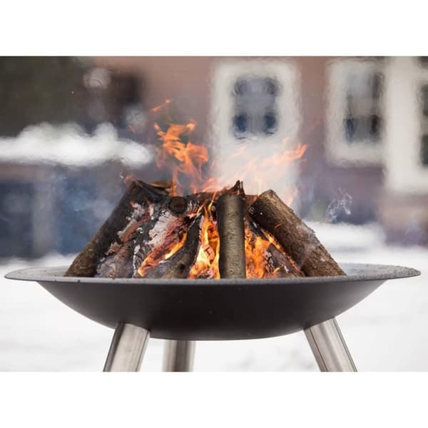 RedFire Eldfat Chicago svart stål 75 cm 85013