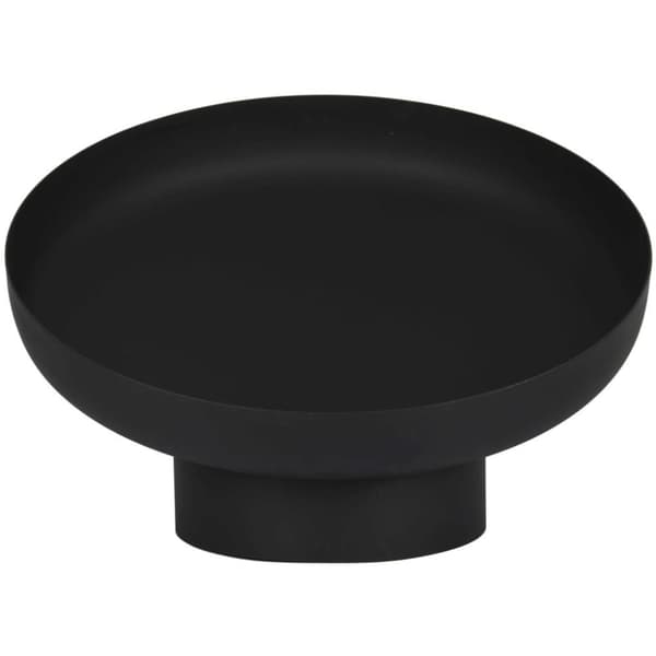 Esschert Design Eldfat lutande stål svart FF402