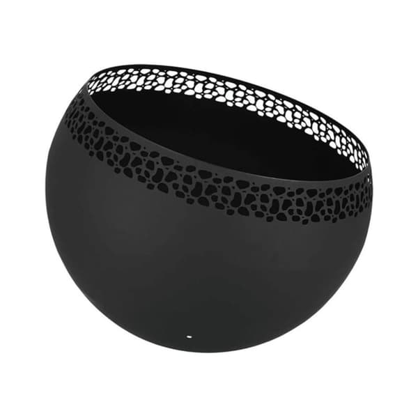 Esschert Design Eldkorg svart hålmönster
