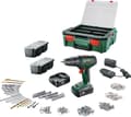 Miniatyrbild 1 av 3: Bosch UniversalDrill 18V + SystemBox 241 sladdlös borrmaskin + tillbehörssats