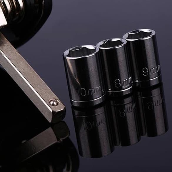 Multifunktionellt Verktyg / Cykel Repair Kit - 15 in 1