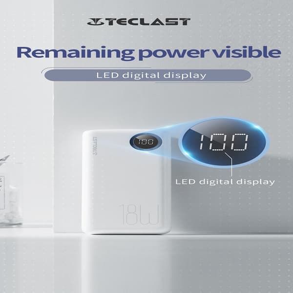 T200H Pro 20 000 mAh 22,5 W USB PD QC3.0 Power Bank 3 lähtö ja 2 sisääntuloa