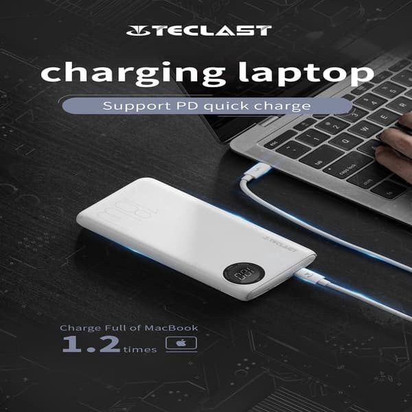 T200H Pro 20 000 mAh 22,5 W USB PD QC3.0 Power Bank 3 lähtö ja 2 sisääntuloa