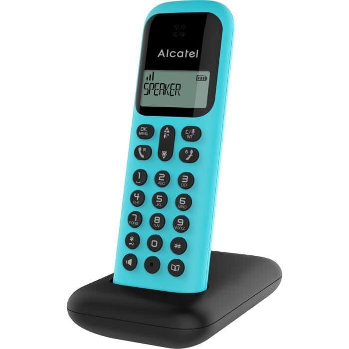 ALCATEL Fasttelefon D285 SOLO Turquoise trådløs dekt soloforstærket lytning