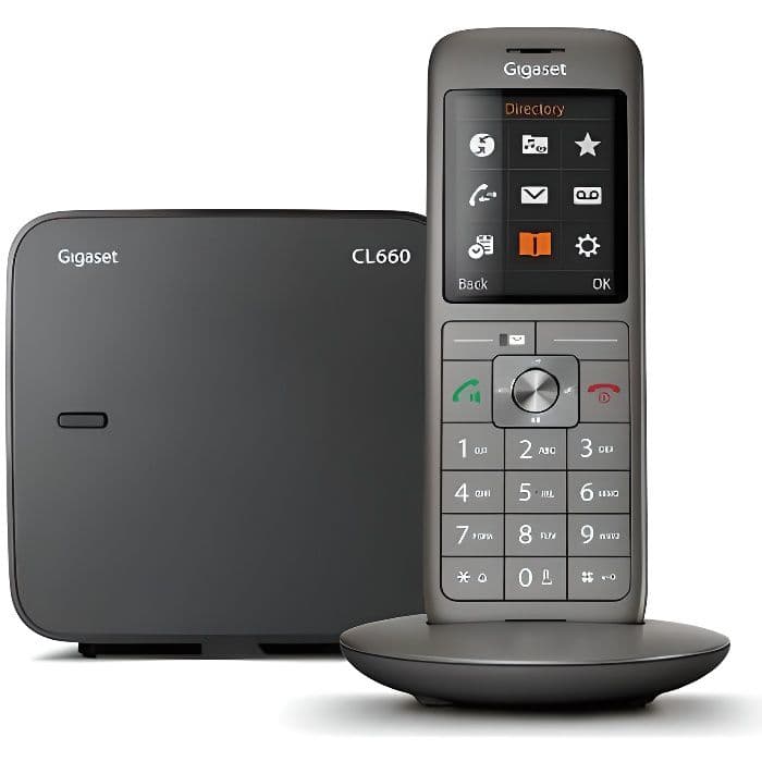 GIGASET fastnettelefon CL 660 antracit