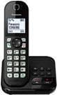 Panasonic KX-TGC462GB - trådløs telefon - telefonsvarer med nummervisning - sort + ekstra håndsæt (KX-TGC462GB) Sort