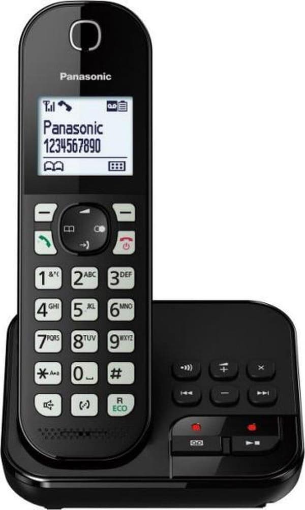 Panasonic KX-TGC460GB telefon DECT telefon Nummervisning Sort Sort