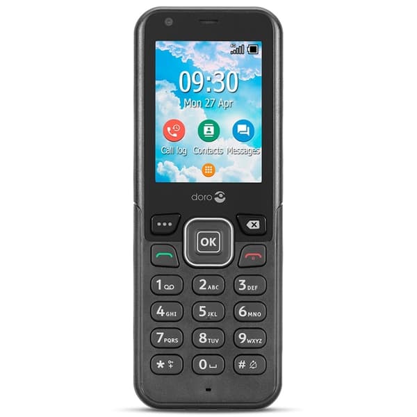 Doro 7001H 4G Home Phone, Graphite