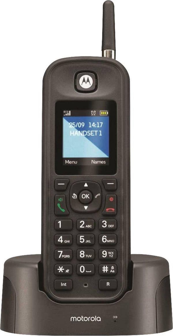 Motorola O201 DECT Sladdlös analog handsfree-telefon Svart (2249706)