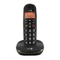 DORO PhoneEasy 100w - Trådløs telefon med nummervisning - DECT\GAP - Sort (380098) Sort