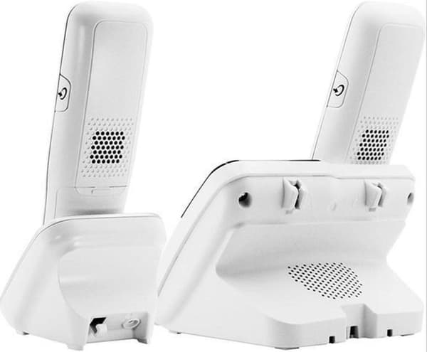 Geemarc Duo - Duo DECT telefon - Svarapparat - Wit