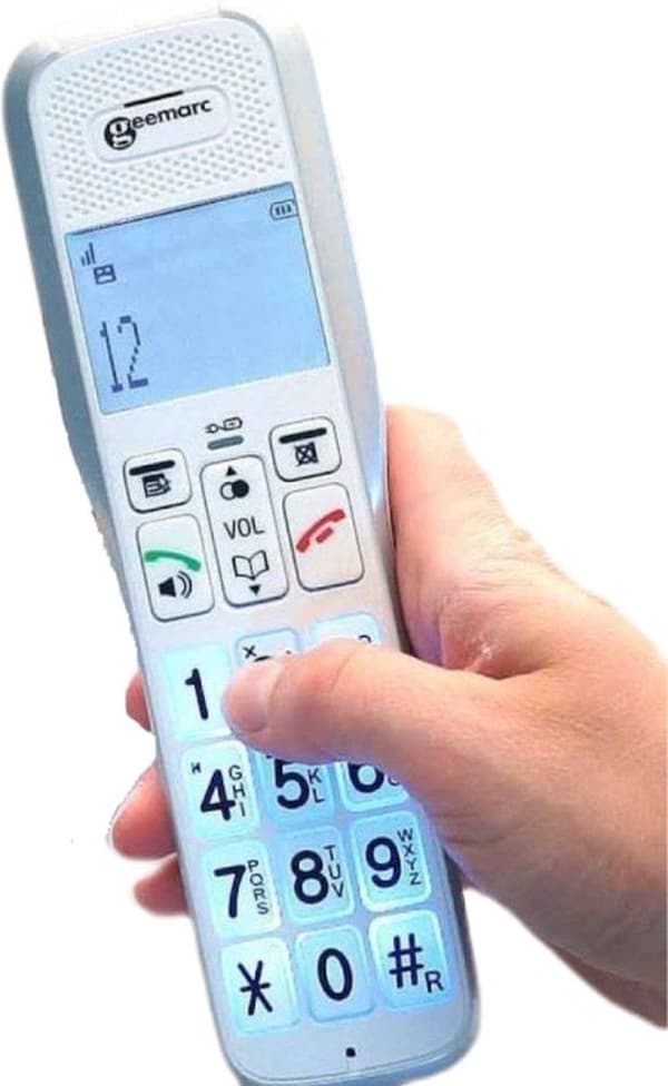 Geemarc AmpliDECT 595 Photo - DECT-telefon - Svarapparat og lydsversterking - Wit