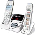 Miniatyrbillede 1 af 5: Geemarc DUO - DECT-telefon - Wit - Med svarapparat en PhotoDECT - højttalertelefon
