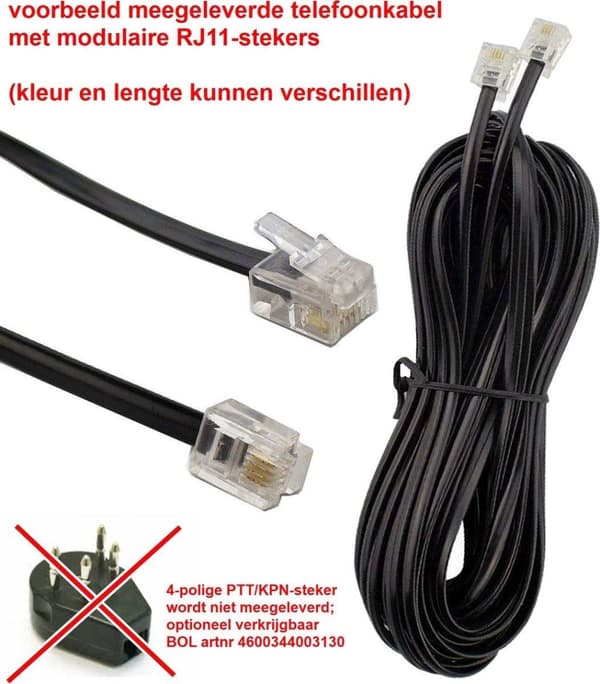 Geemarc - Serenities - Vaste telefon - Med dragbar SOS-knapp - Med nummervisning och 30 dB ljudsversterking - Geschikt för dålig hörsel och dålig hörs