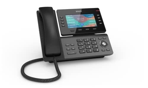 Snom D862 - IP-telefon - sort - Linux - 10000 indgange - LCD - 12,7 cm (5") (00004535)