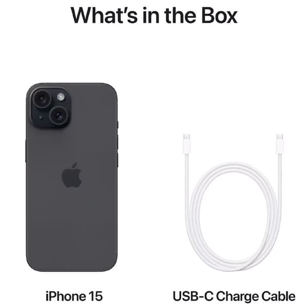 iPhone 15 128GB svart