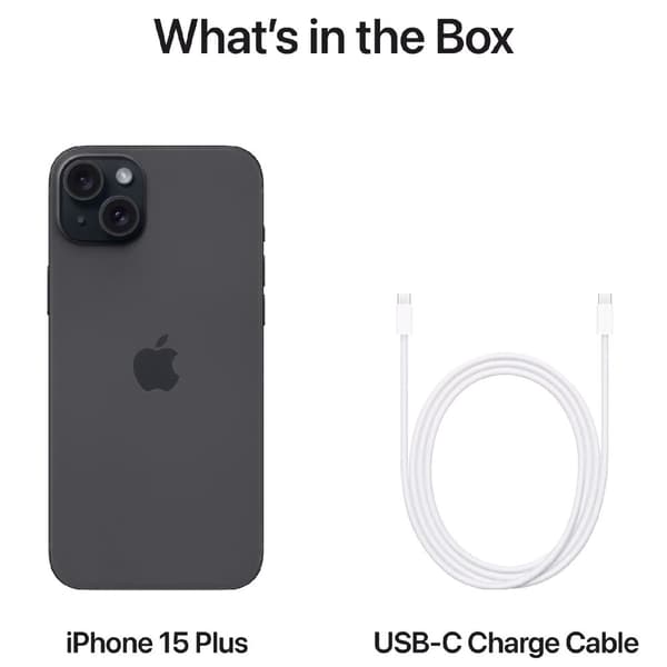 iPhone 15 Plus 128GB Sort