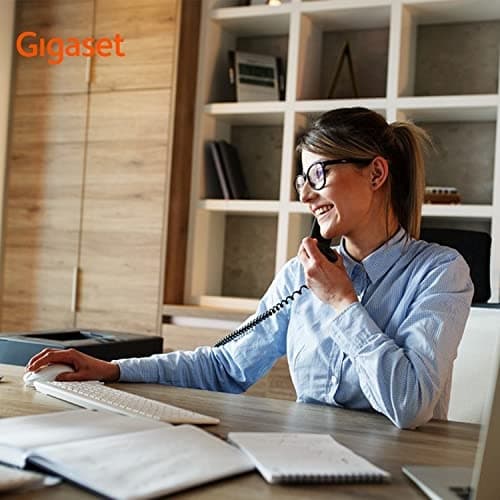 Gigaset Desk 200 - telefon med sladd - vit (S30054-H6539-B102)