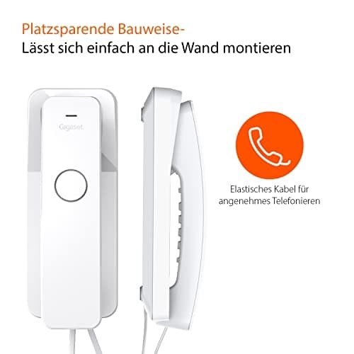 Gigaset Desk 200 - telefon med sladd - vit (S30054-H6539-B102)