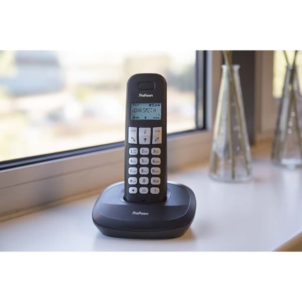 Profoon PDX-1120 DECT-telefon med 2 handenheter svart
