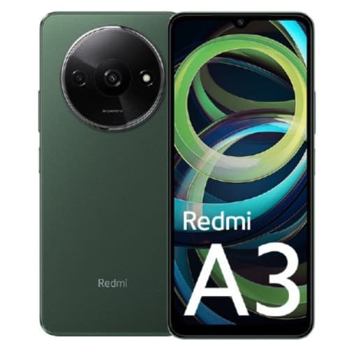 Xiaomi Redmi A3 - skogsgrön - 4G pekskärmsmobil - 64 GB - GSM