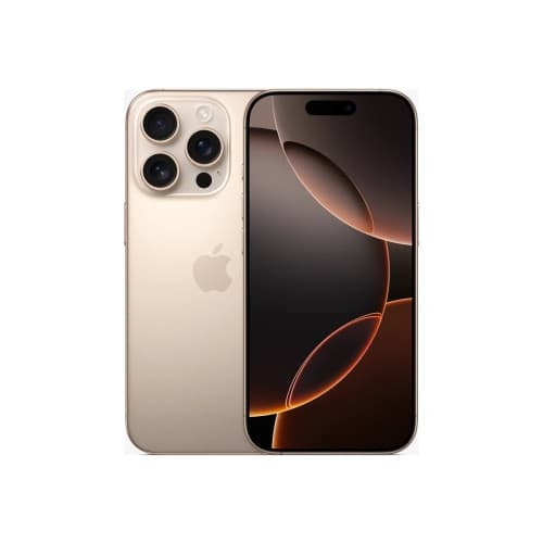 Apple iPhone 16 Pro - öken-titanium - 5G smartphone - 128 GB - GSM