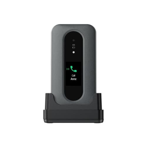 DORO Leva L31 - svart / vit - 4G funktionstelefon - 128 MB - GSM Svart, Vit