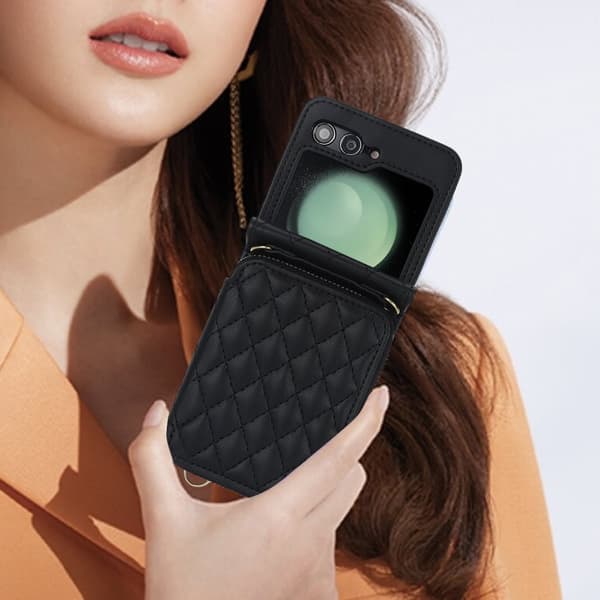 INF Moto Razr 40 U - Puhelinkotelo korttipidikkeellä - Musta