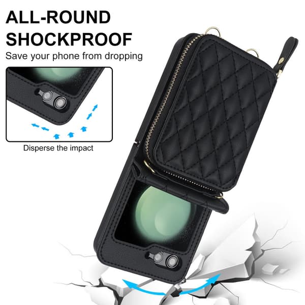 INF Premium Lommebokdeksel med Kortholder for Samsung Galaxy Z Flip 6