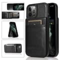 Miniatyrbillede 4 af 5: INF Elegant sort læder flip cover med kortlommer til Samsung Galaxy S24 Ultra