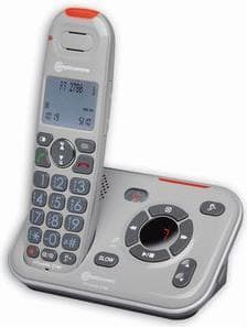 Audioline Amplicomms PowerTel 2780 - trådløs telefon - telefonsvarer med nummervisning - DECT\GAP (908324)