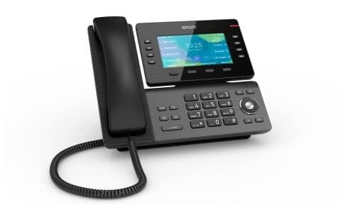 Snom D862 - IP-telefon - sort - Linux - 10000 indgange - LCD - 12,7 cm (5") (00004535)