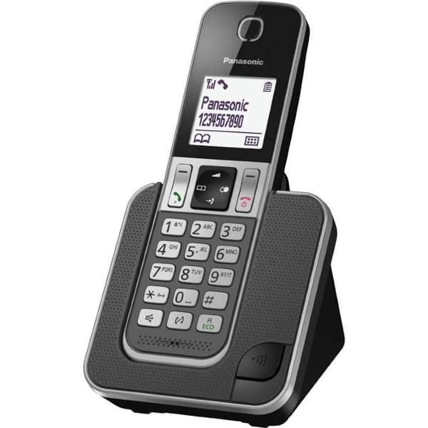 Panasonic KX-TGD310FRG Solo trådlös telefon utan telefonsvarare Svart